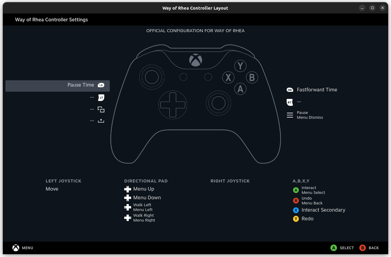 The Steam Input UI