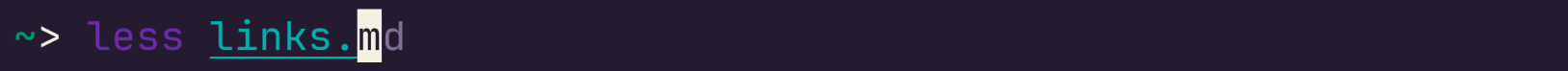 less links.md